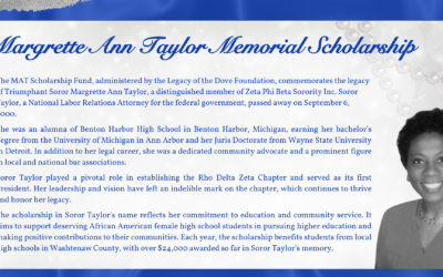 Legacy of the Dove Foundation’s 2024 Margarette Ann Taylor Memorial Scholarship Awardees
